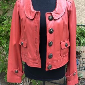 Wilsons leather coral jacket medium cropped